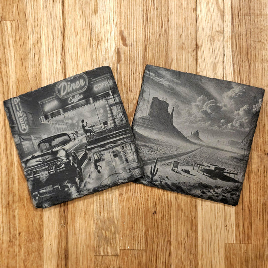 America Art Coaster Set