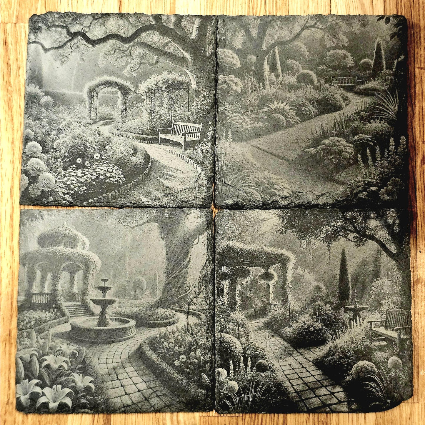 Garden Art Coaster Set