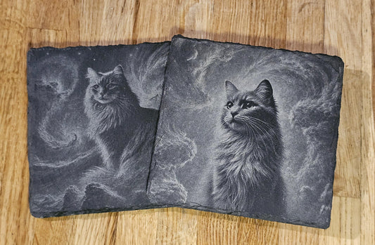 Cat Nebula Coaster Set