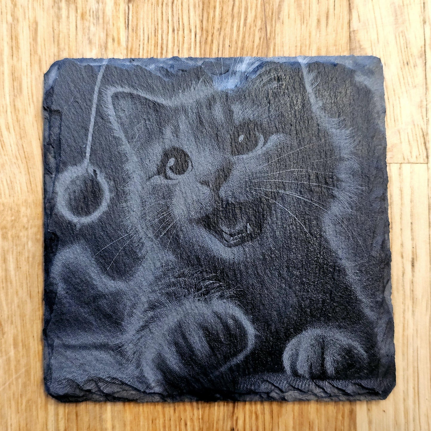 Happy Cat 4 Coaster Set