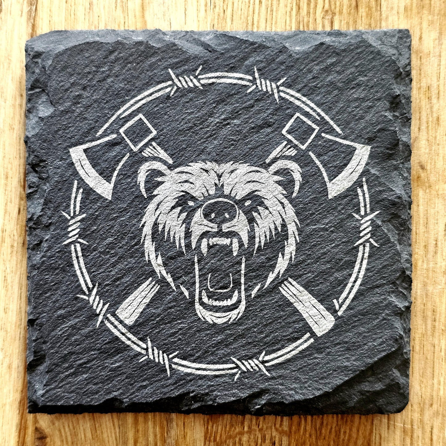 Norse Inspired Animal Art Coaster Set