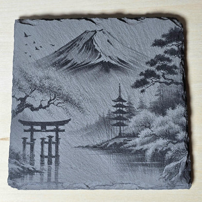 Japanese Art Coaster Set