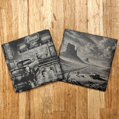 America Art Coaster Set