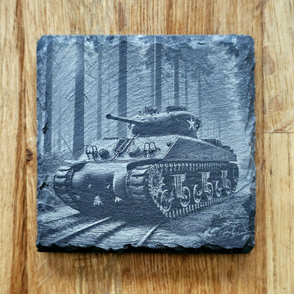 WWII Tanks 4 Coaster Set