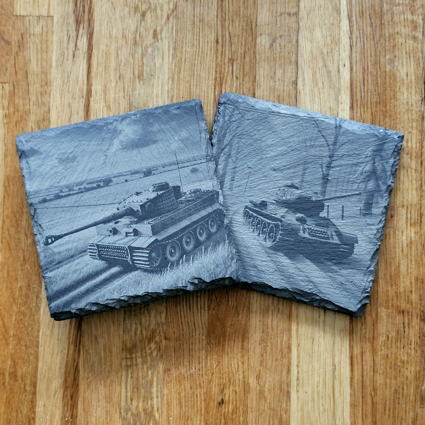 WWII Tanks 4 Coaster Set