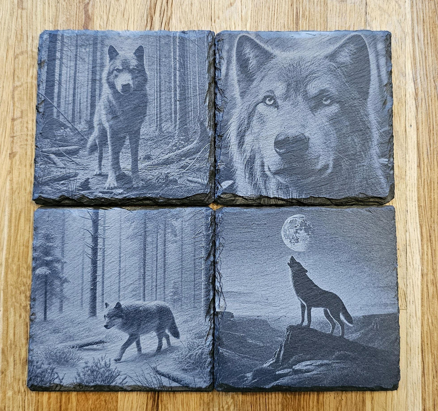 Wolf Coaster Set