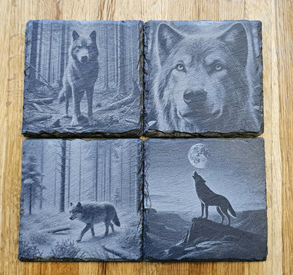 Wolf Coaster Set