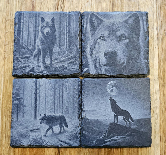 Wolf Coaster Set