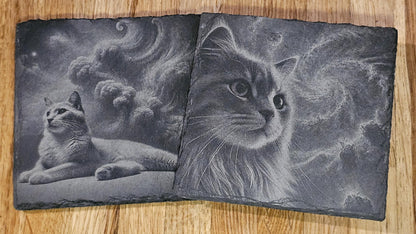 Cat Nebula Coaster Set
