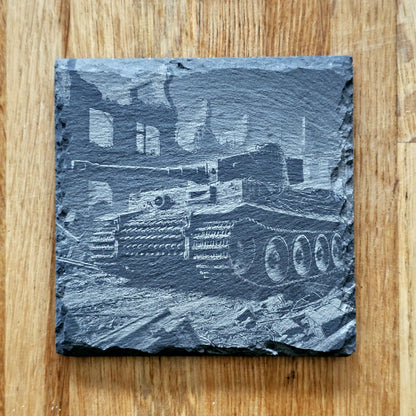 WWII Tanks 4 Coaster Set