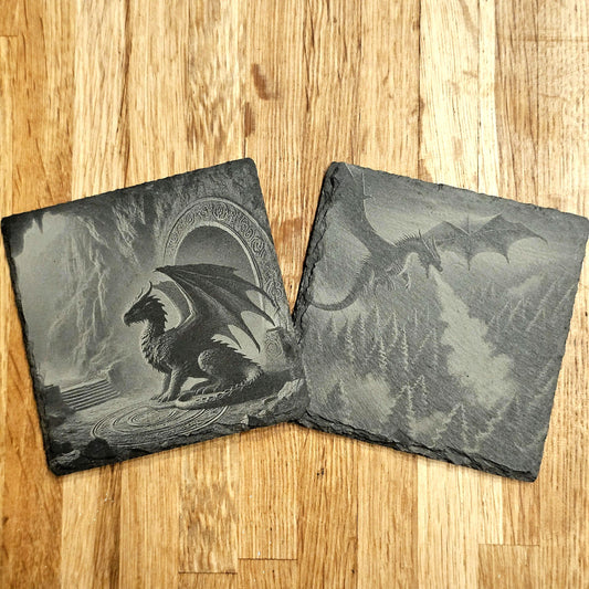 Dragon Art 4 Coaster Set