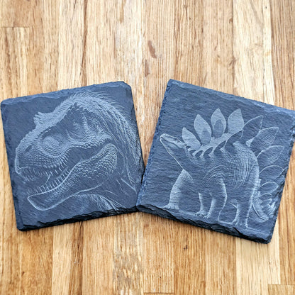 Dinosaur Art 4 Coaster Set