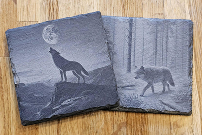 Wolf Coaster Set
