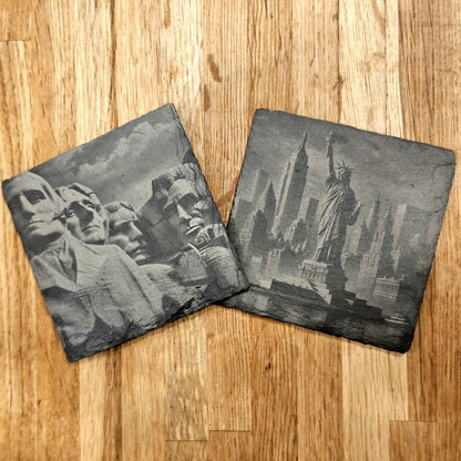 America Art Coaster Set