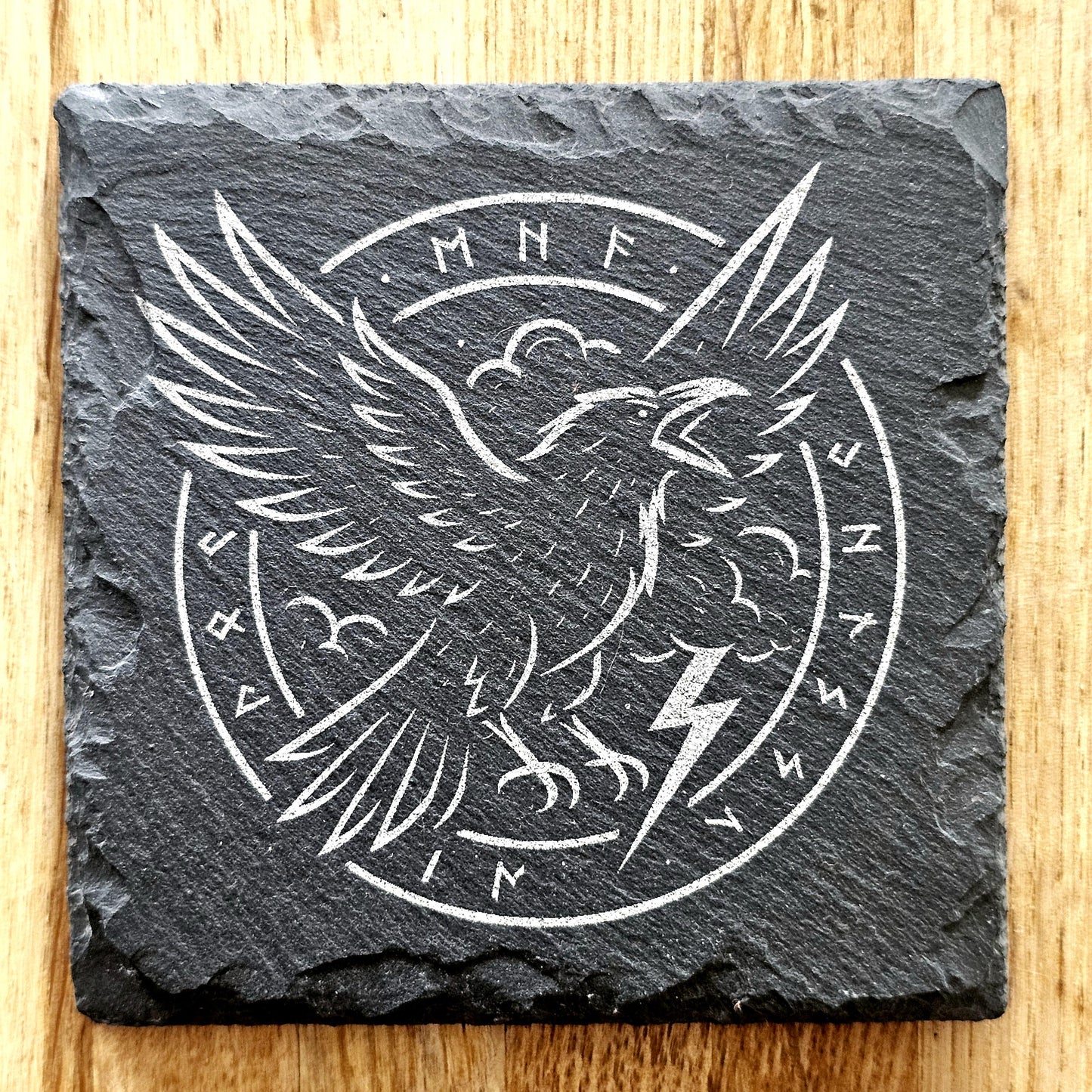 Norse Inspired Animal Art Coaster Set