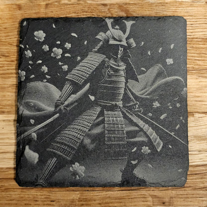 Japanese Samurai Art Coaster Set