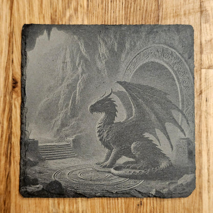 Dragon Art 4 Coaster Set