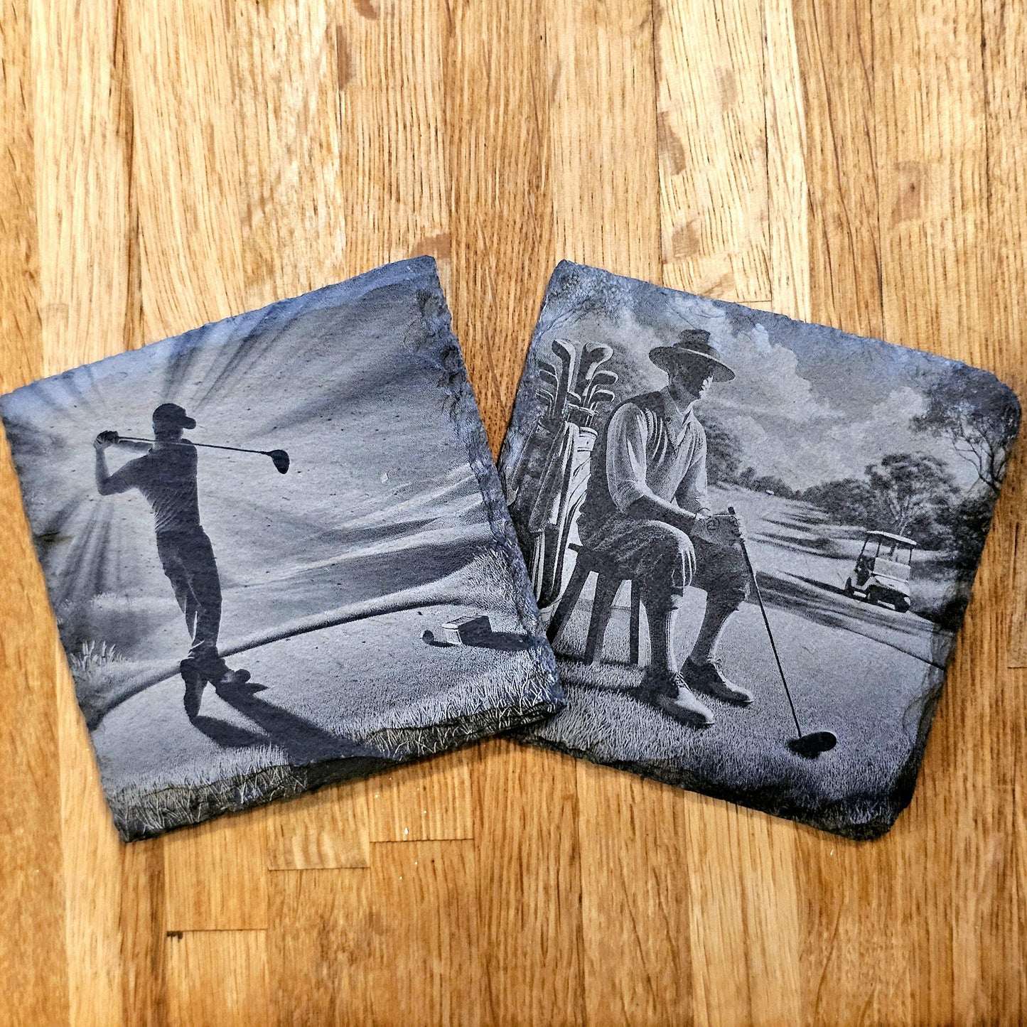 Golf 4 Coaster Set