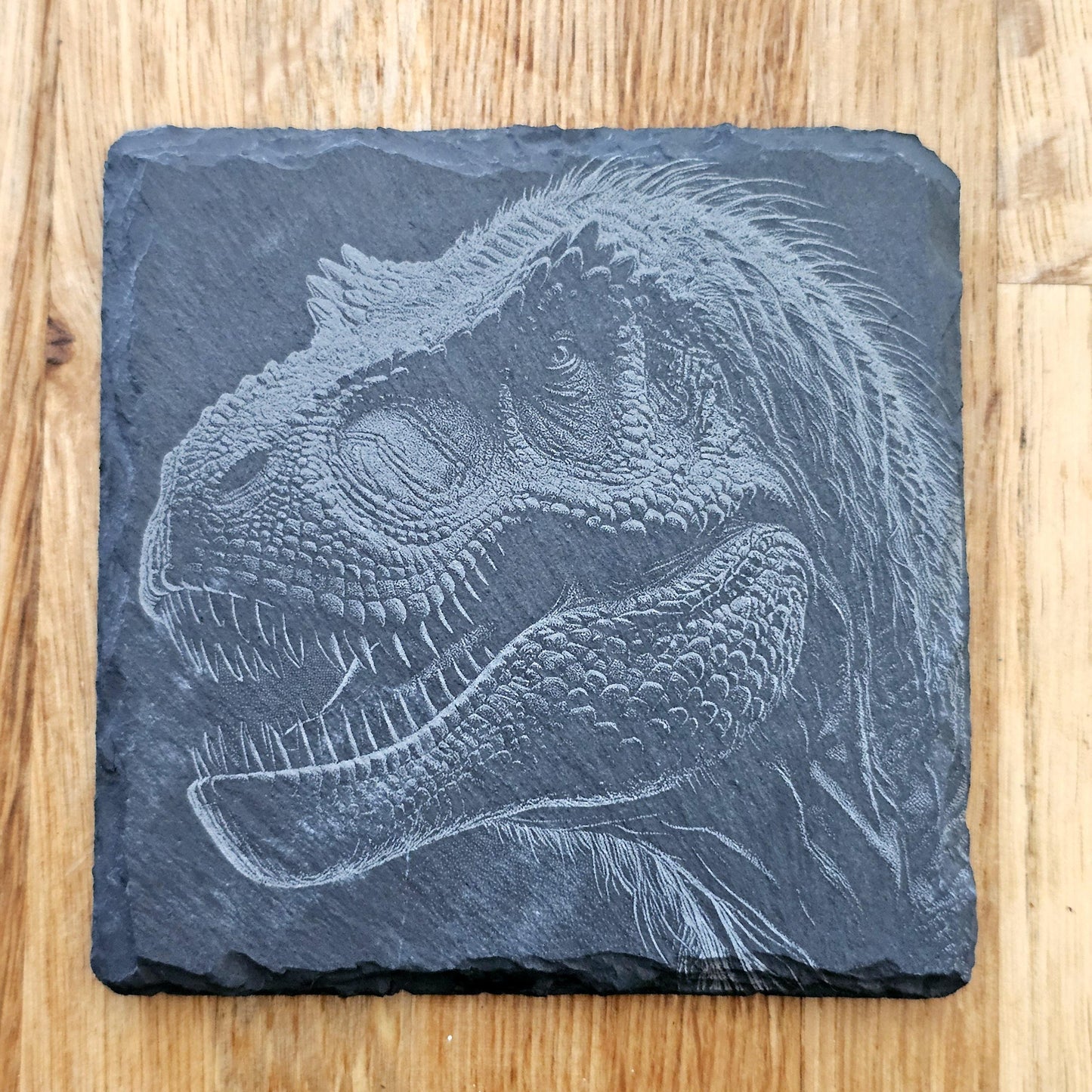 Dinosaur Art 4 Coaster Set