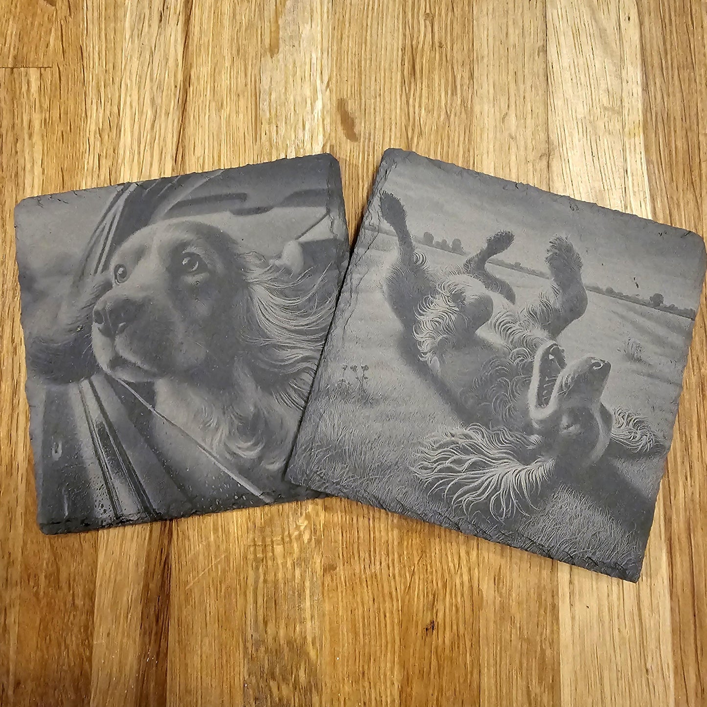 Happy Spaniel 4 Coaster Set
