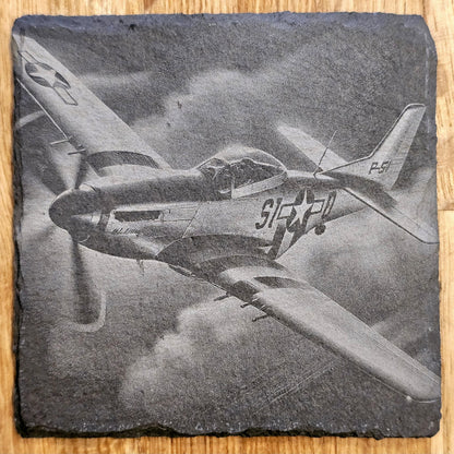 WWII Fighter Planes 4 Coaster Set