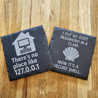 Programmer/Techie Jokes Coaster Set
